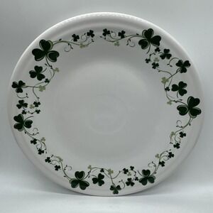 Fiestaware St Patricks Lunch Plate Fiesta White 9 inch Luncheon NEW #3